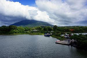 Arriving at Ometepe.