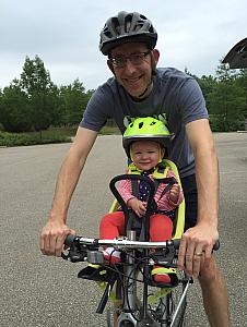 Capri's first bike ride!